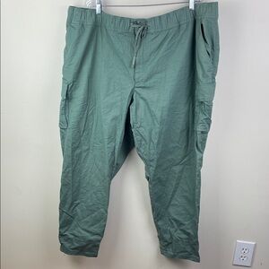 L.L. Bean Elastic Waist Drawstring Cargo Pants XXL 32" inseam